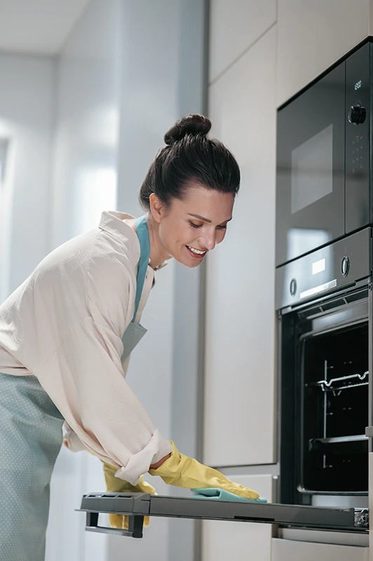 Bedroom and living room cleaning in a Greater Cincinnati house